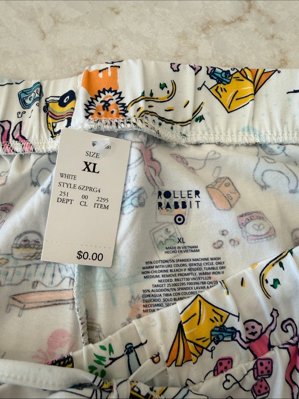 Roller Rabbit x Target Women's Roadtrip Long Sleeves and Pants Pajama Set XL - Picture 5 of 7